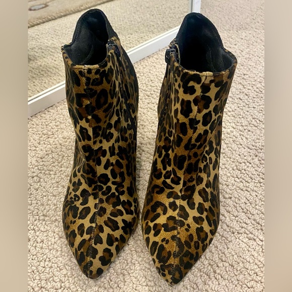 Bellini Shoes - Bellini Leopard Ankle Booties 7W